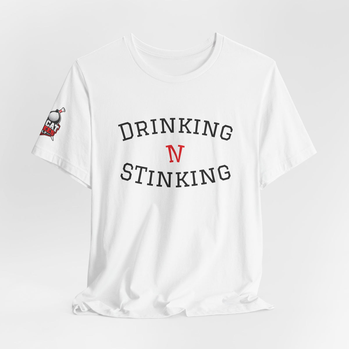 Drinking N Stinking Golf Tee — Top Cat Ti-Tees