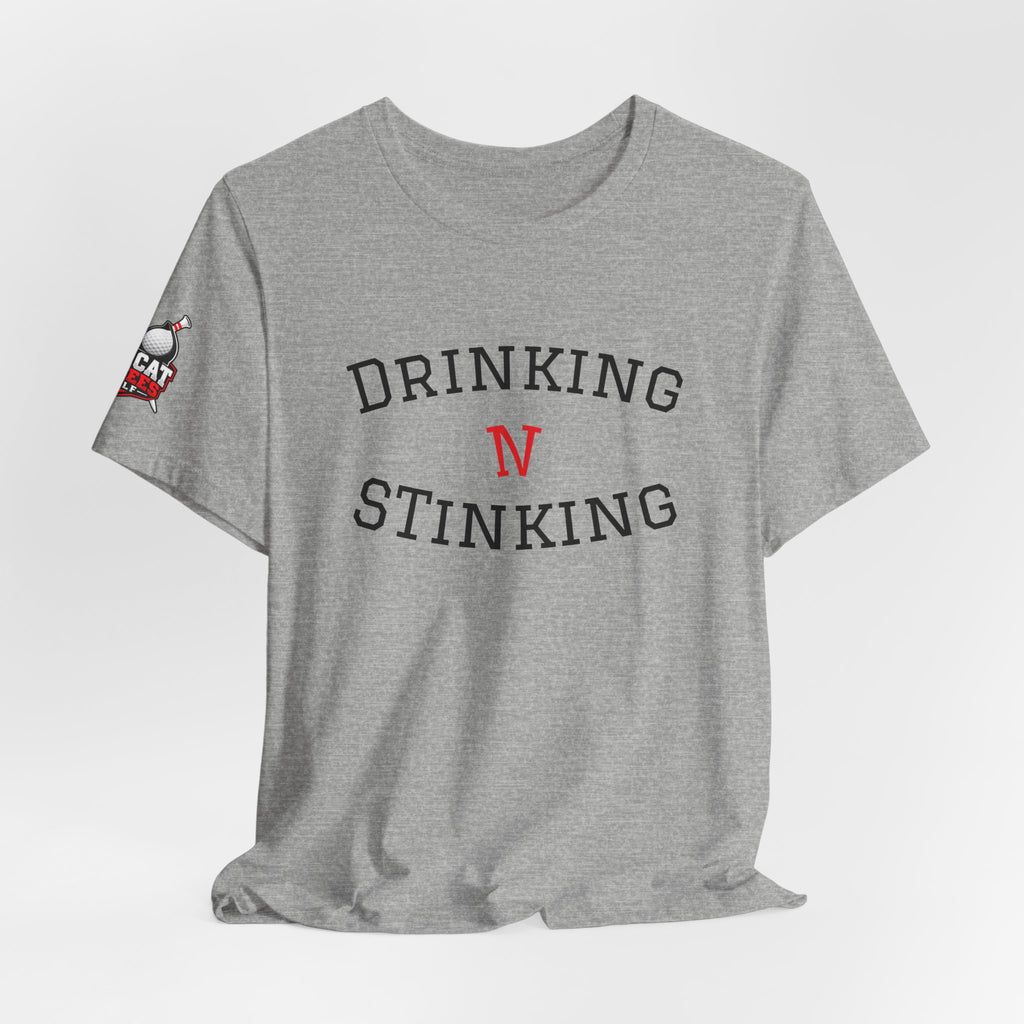 Drinking N Stinking Golf Tee — Top Cat Ti-Tees