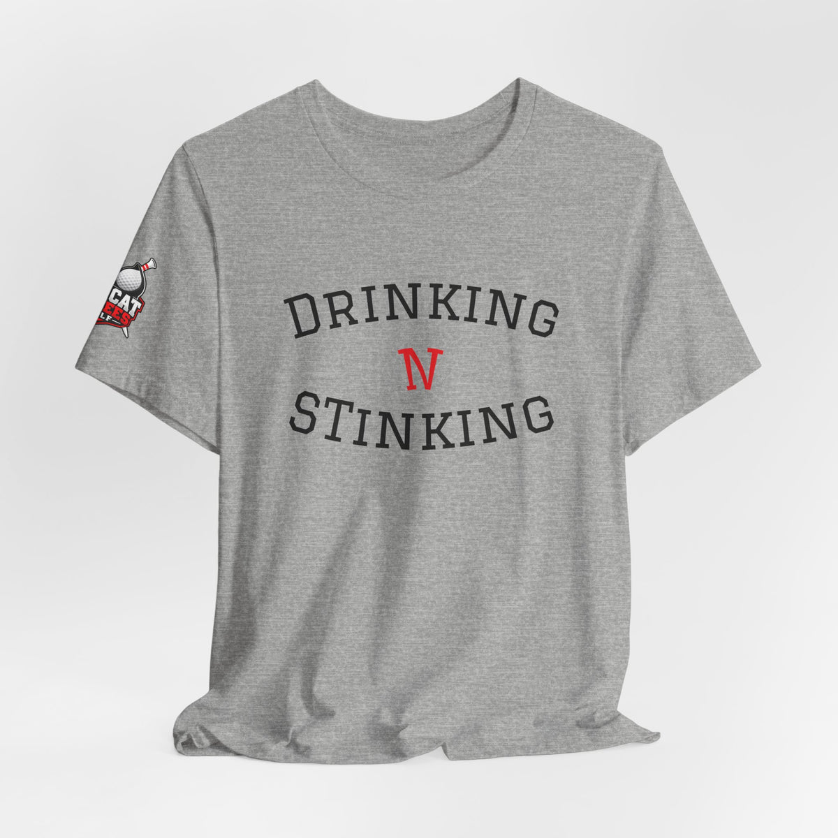 Drinking N Stinking Golf Tee — Top Cat Ti-Tees