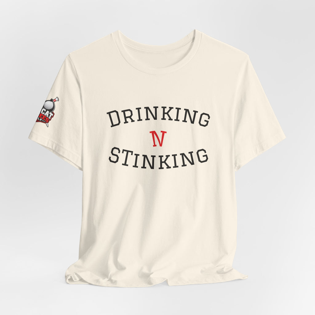 Drinking N Stinking Golf Tee — Top Cat Ti-Tees