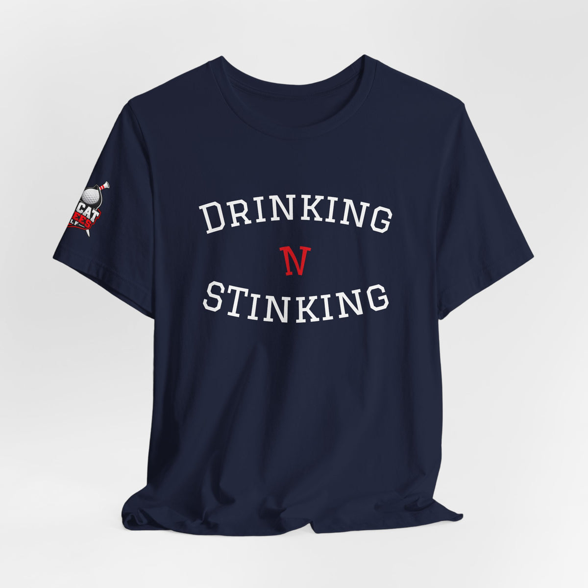 Drinking N Stinking Golf Tee — Top Cat Ti-Tees