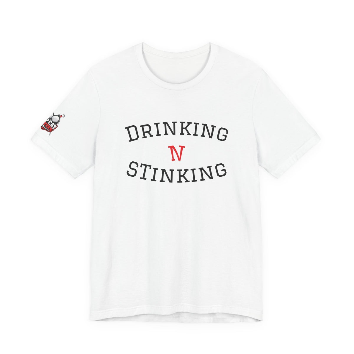 Drinking N Stinking Golf Tee — Top Cat Ti-Tees