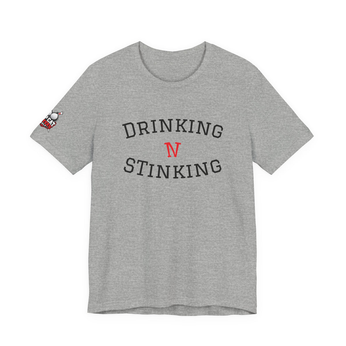 Drinking N Stinking Golf Tee — Top Cat Ti-Tees